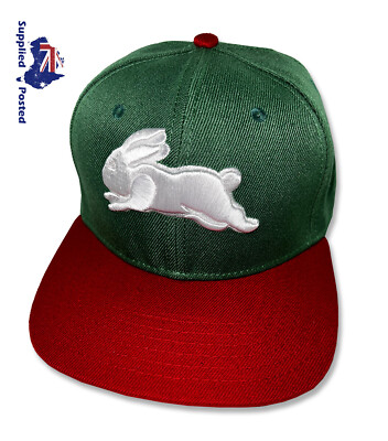 NRL South Sydney Rabbitohs Flat Brim HAT CAP OZ Seller