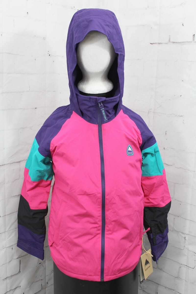 Burton Hart Snowboard Jacket, Youth Girls' Large, Pink