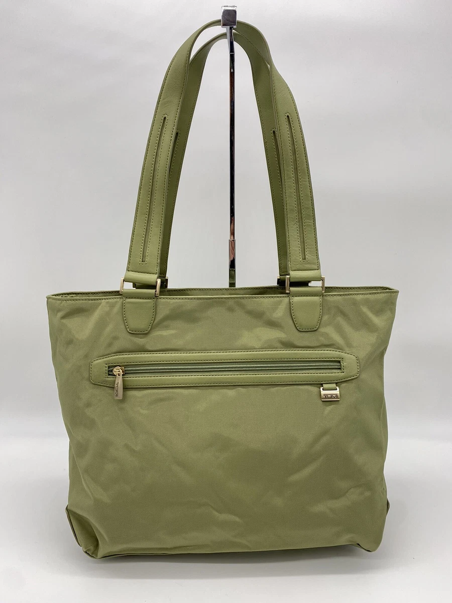 Tumi Ballistic Nylon w Leather Trim Tote 18