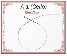 Paititi String Steel Core Beginner Level A String 4/4 Size Cello High Quality