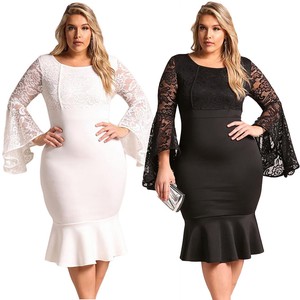 bell sleeve mermaid dress