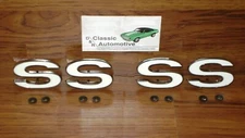 SS Fender Emblem 4pc set 69-72 Chevelle El Camino Malibu 69 70 71 72