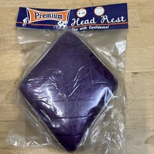 Premium Bike Headrest Model X15 Purple Glitter