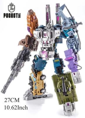 Pockets Pt05 Bruticus 10in 5in1 Combination Action Figure Robot Toy Gift Collect