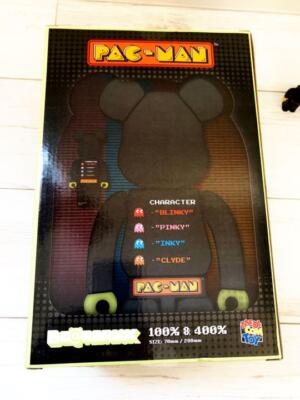 Pac-Man BE@RBRICK Bearbrick 400% 100% set | eBay
