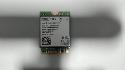 Intel 9260NGW Killer 1550 NGFF 1730Mbps Wireless WiFi Network Card