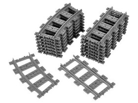 LEGO&reg; City 7896-1 Straight & Curved Rails