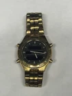 Vintage Seiko Gold Tone World Time Analog Digital Men’s Watch