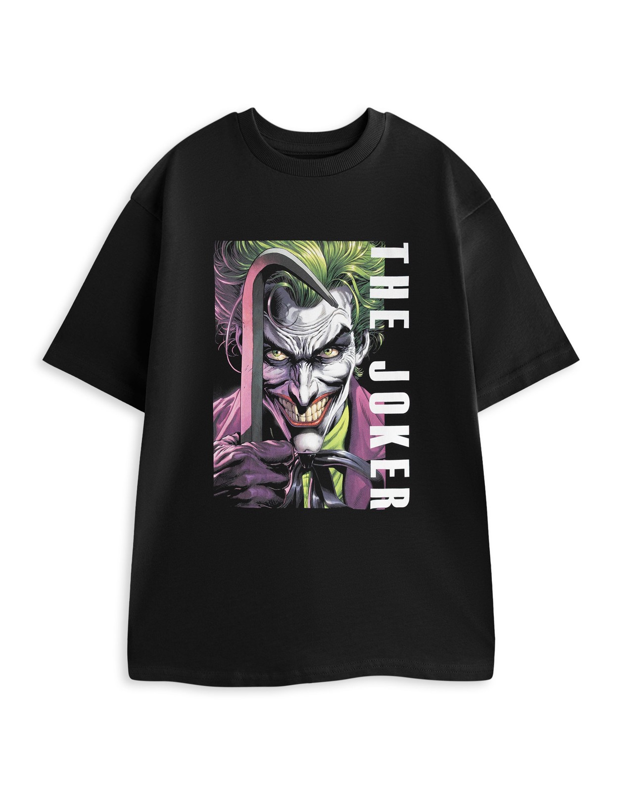 DC Comics Schwarz The Joker Kurzrmeliges T-Shirt Unisex Erwachsene 6290₽