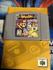 Super Smash Bros. N64 Authentic OEM Tested And Works Nintendo 64 Cart Manual