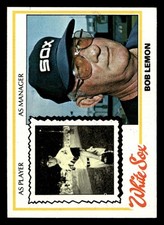 1978 Topps #574 Bob Lemon MG Ex-Mint White Sox MG
