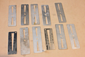 LOT OF 11 Assorted Curtis Key Gauge Decoders FORD TOYOTA GM CHRYSLER COLT VOLVO