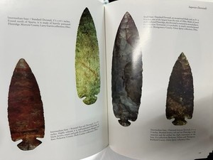 Ohio Dovetails, Hothem Flint Ridge Dove Button Base Coshoctan Dovetail Arrowhead