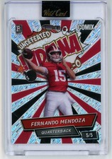 2026 Wild Card Comix Fernando Mendoza 5/5 RC Heisman Trophy #1 Draft Pick