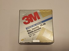 Vintage 3M High Density 3.5 DS/HD Floppy Disks 1.44MB 10 Pack New Sealed