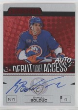 2023 Credentials Debut Ticket Access Red 20/99 Samuel Bolduc #DTAA-SB Auto 17ar