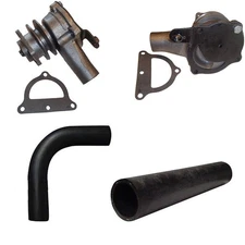 Water Pump Kit with Radiator Hoses Fits Ford 8N 9N 2N Front Mount Distributor