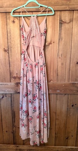 Woman's Windsor floral maxi wedding guest homecoming dress sz small - Picture 2 of 2