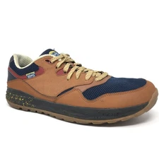 Lems Trailhead Hiking Shoes Sneakers Mens Size 12 Brown Navy Outdoor Trail