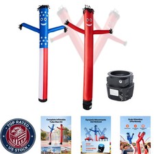 Complete Inflatable Dancing Tube Man Set - 2 x 8 ft for Events and Promotions