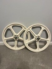 Skyway Tuffs White Mint Condition Old School BMX 80’s
