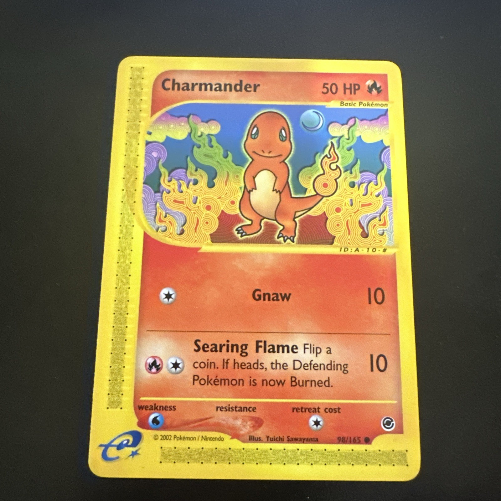 Pokemon Expedition Charmander 98/165 E-Reader WOTC Vintage Raw NM