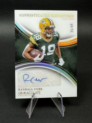 2025 Panini Immaculate Sophisticated Signatures /49 Randall Cobb Auto Packers