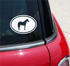 Euro Mule Farm Mules Donkey Graphic Decal Sticker Car Wall Oval NOT Two Colors