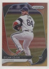2020 Panini Prizm Tier II Hot Box Red Orange Prizm Dylan Cease #128 05db