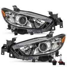 Halogen Model Projector Headlight Assembly Fit For 2014-2017 Mazda 6