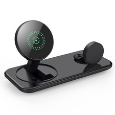 2-in-1 iPhone and Apple Watch Charging Dock Station