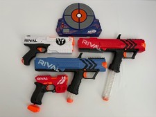 NERF Rival Lot of 5 Blasters: Knockout XX-100, Apollo XV-700, Kronos XVIII-500