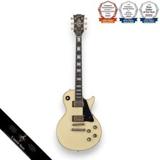 Chitarra elettrica Gibson 1978 Les Paul Custom White con Boutine 3 pezzi...