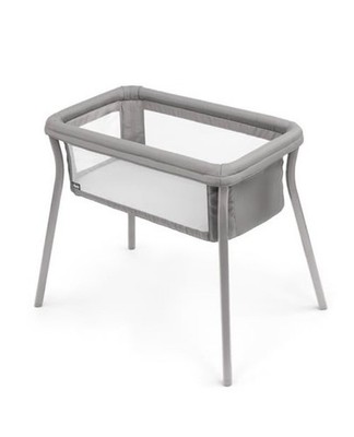 Chicco LullaGo Anywhere SE Bassinet Portable Infant Travel Crib Bed Clay Grey