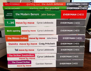 Chess Books 10 Lot . Unusual openings King and Queen Players. Everyman Chess.
