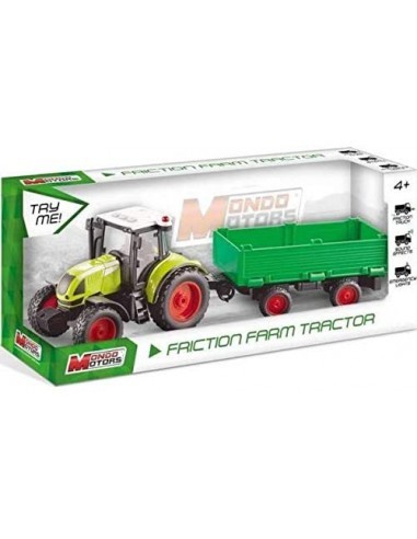gioco trattore con frizione e rimorchio giocattolo 40 cm per bambini