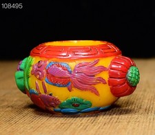 Collecting Glass Lotus Flower Pen Wash Ornaments