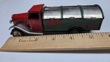 Tri-ang Minic Tin Vintage Toy Truck Red Green Made in England
