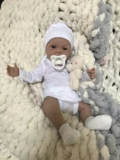 Lifelike Silicone Reborn Baby Boy Doll Floppy Newborn Squishy 18” Infant 5 Lbs