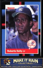 Roberto Kelly 1988 Donruss #635c New York Yankees Rookie RC