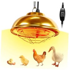 Heat Lamp for Chickens Coop Heater,350W Chick Brooder Heater for Chicks