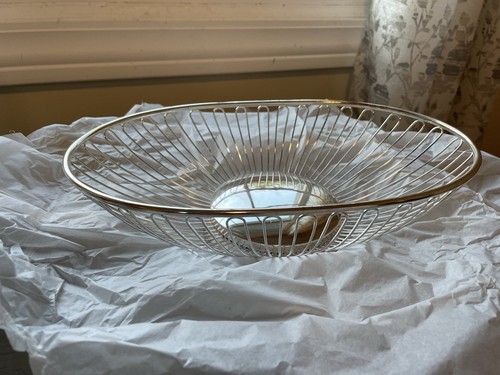 International Silver Company Silverplated Oval Wire Basket - Imagen 4 de 6