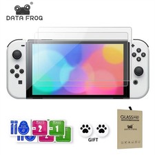 Switch OLED Tempered Glass Protector 0.33mm HD Anti-Scratch with Clean Kit