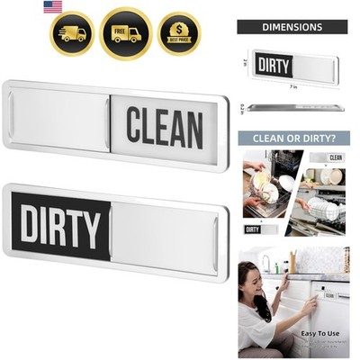 Dishwasher Magnet Clean Dirty Sign Kitchen Refrigerator Magnet Easy to Read