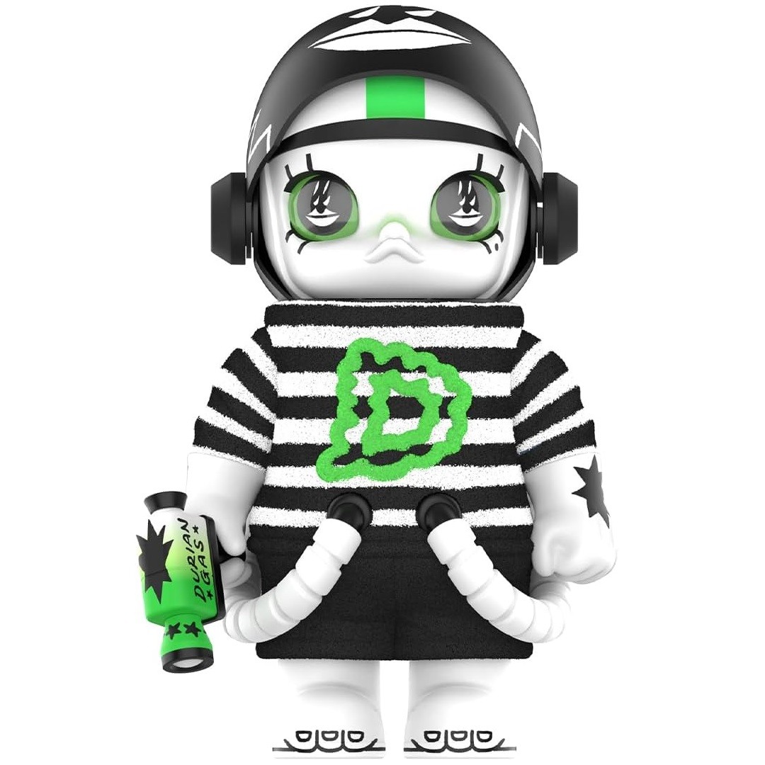 ポップマート　SPACE MOLLY 400% DURIAN MAN＋オマケ POP MART MEGA SPACE MOLLY 400% LALA COMPANY-DURIAN MAN RADIO