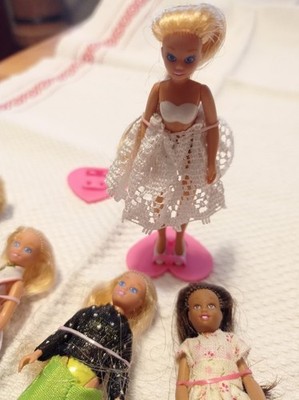 Seltenes Fundstück Miniatur Barbie Puppen Konvolut (Melanie's Mall) CAP USA