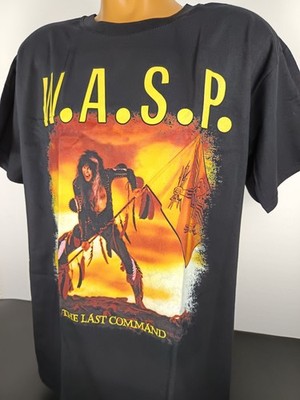 T-Shirt WASP - The Last Command, Baumwolle, neu, W.A.S.P. Blacky Lawless