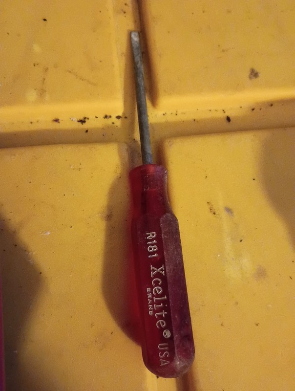 Xcelite R181 Chrome Vanadium Steel Slotted Screwdriver