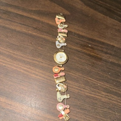 junnie bwatch with hairstyleing charms string watch beautiful one of a kind RARE