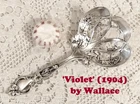 Violet (1904) ~ Nut / Bon Bon Server (4 7/8") ~ Wallace Sterling ~ 19g ~ no mono